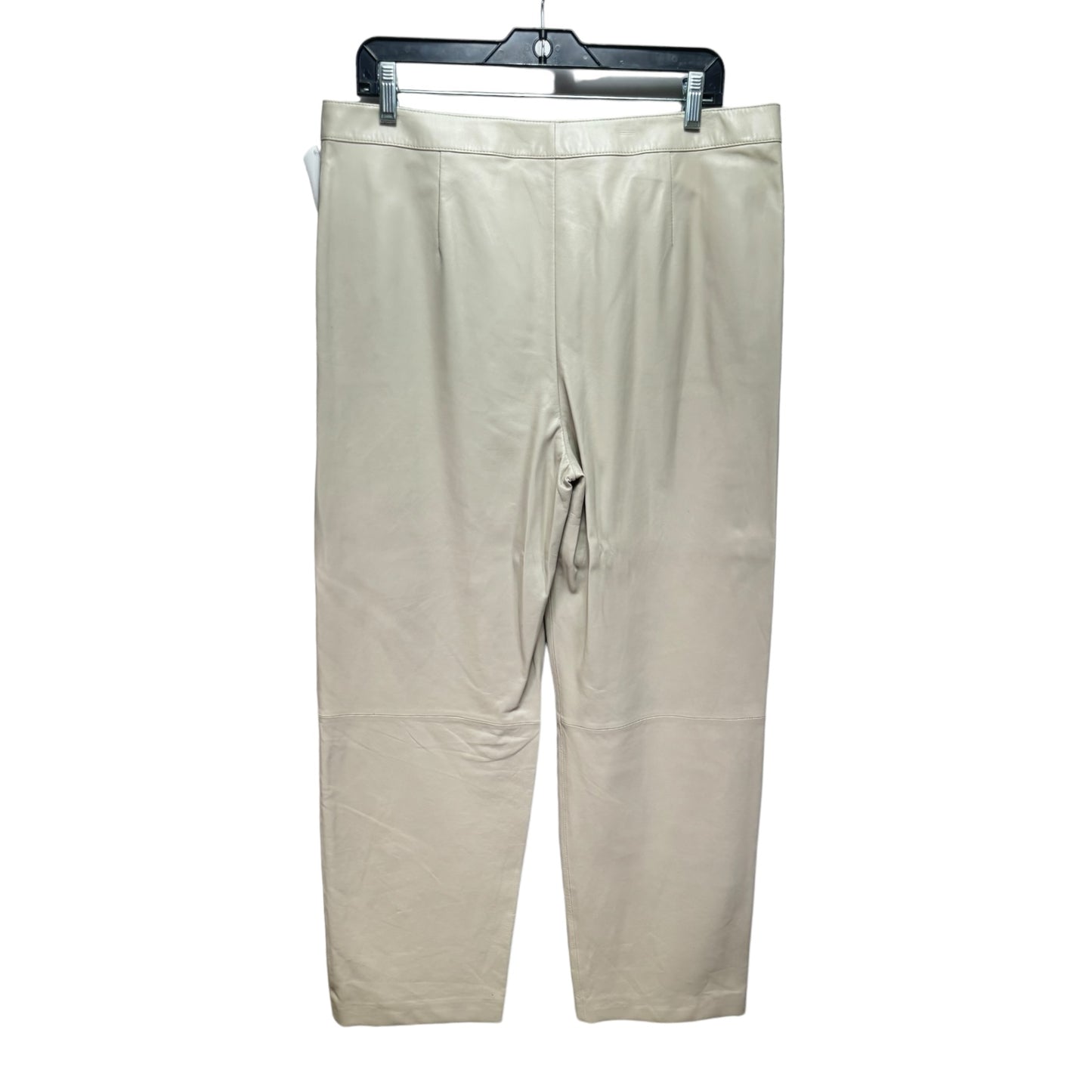 Lambskin Leather Dress Pants By Theory In Tan, Size: 12