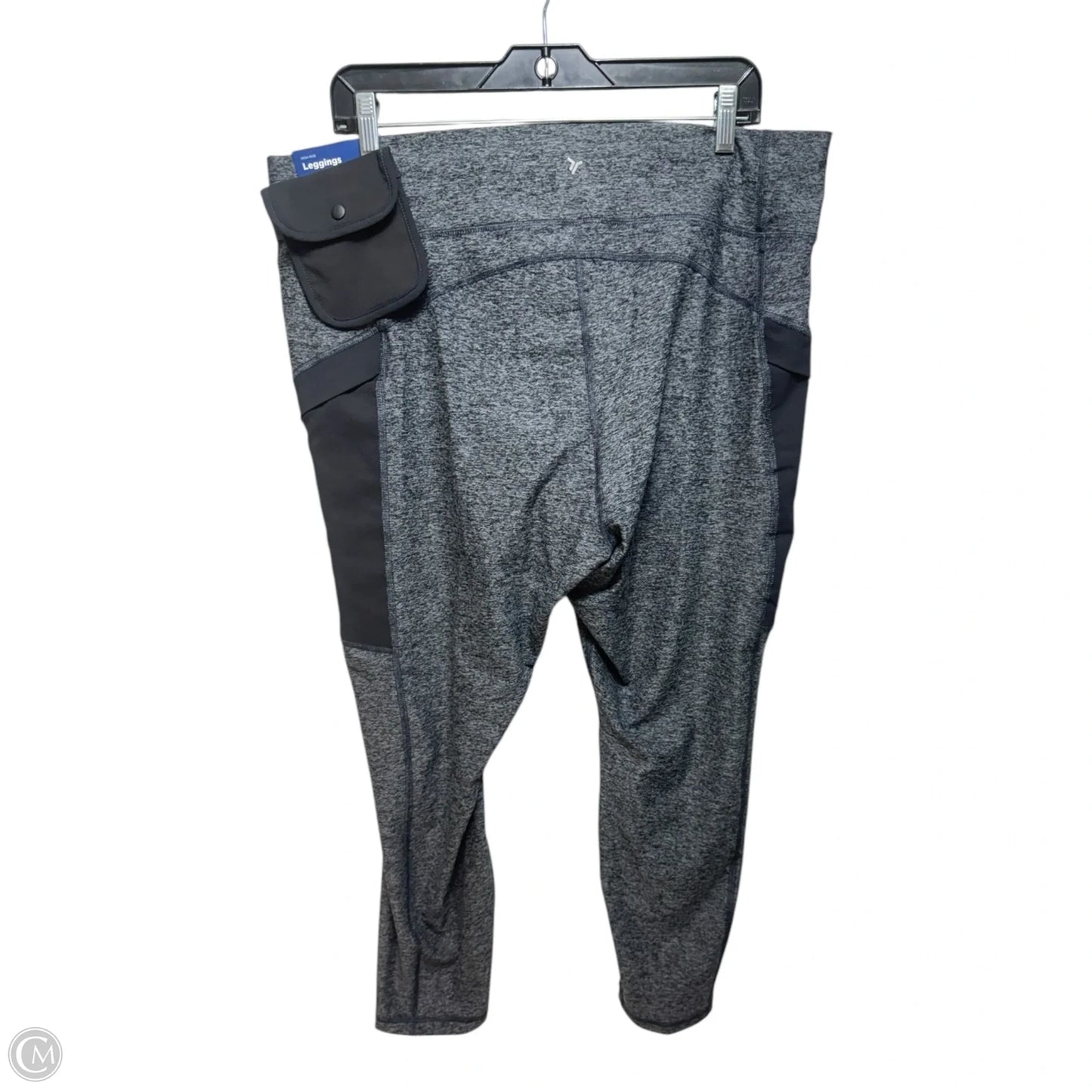 Athletic Leggings By Old Navy In Grey, Size: 2x