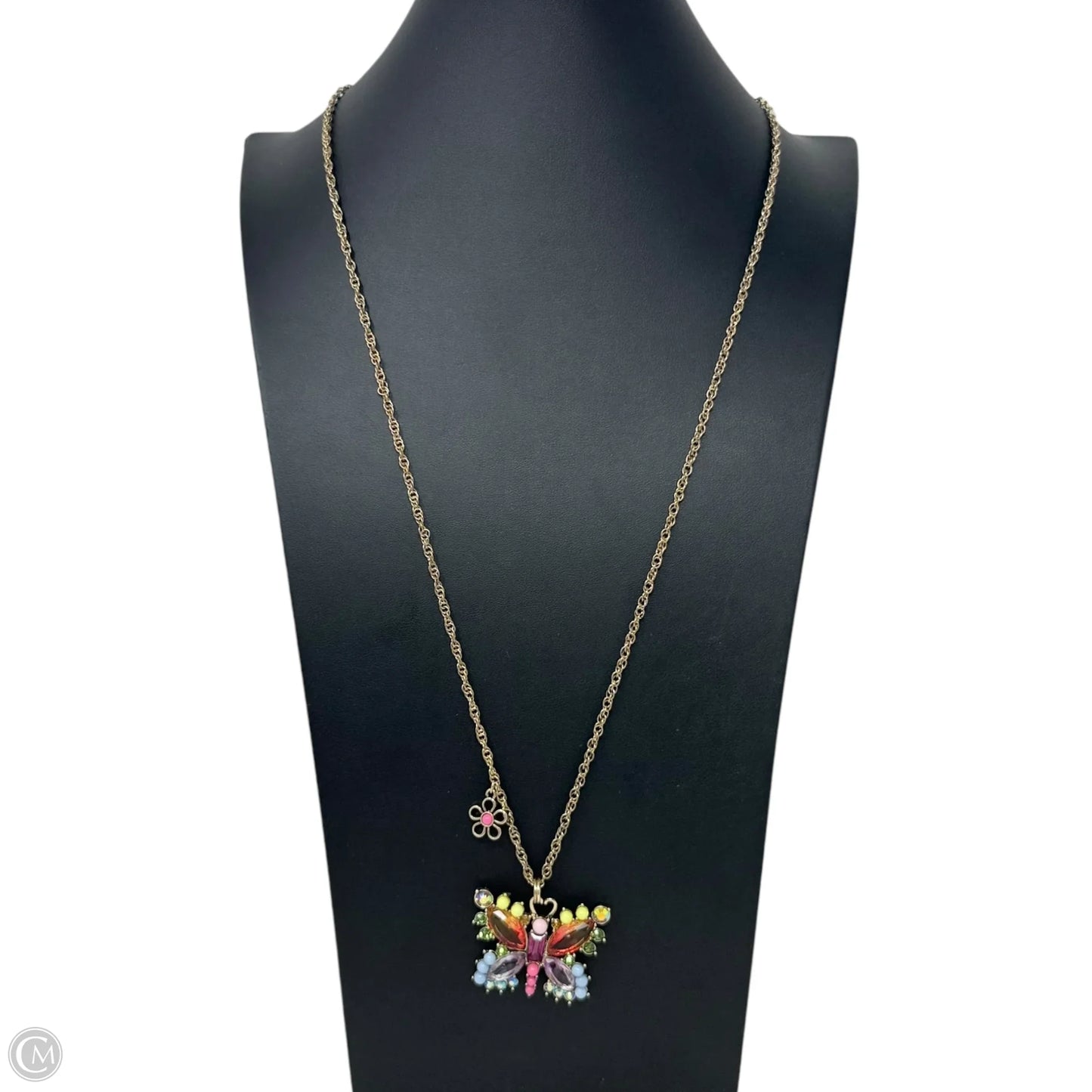 Love Fest Butterfly Adjustable Slide Necklace By Betsey Johnson