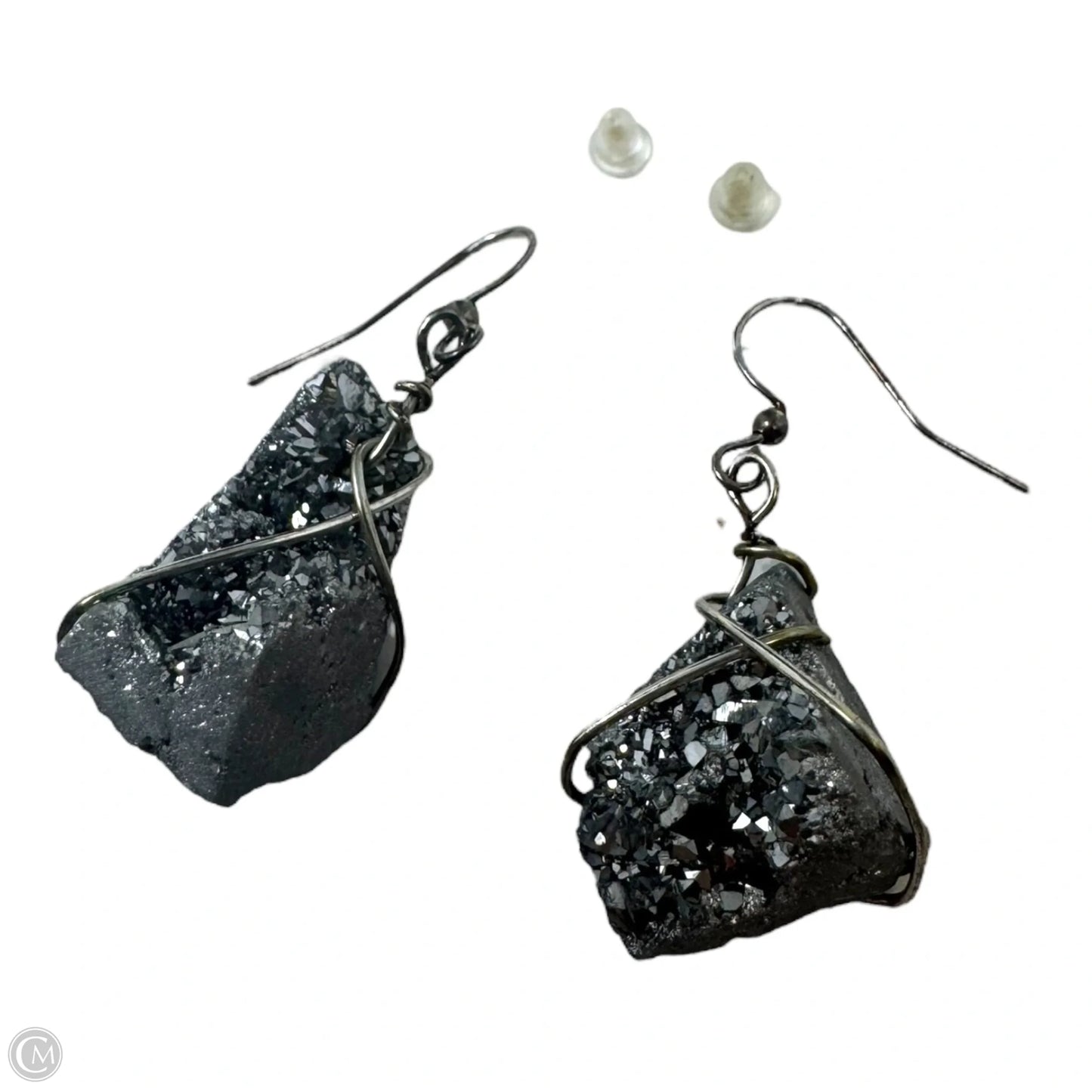 Pyrite Wrapped Earrings Dangle/Drop