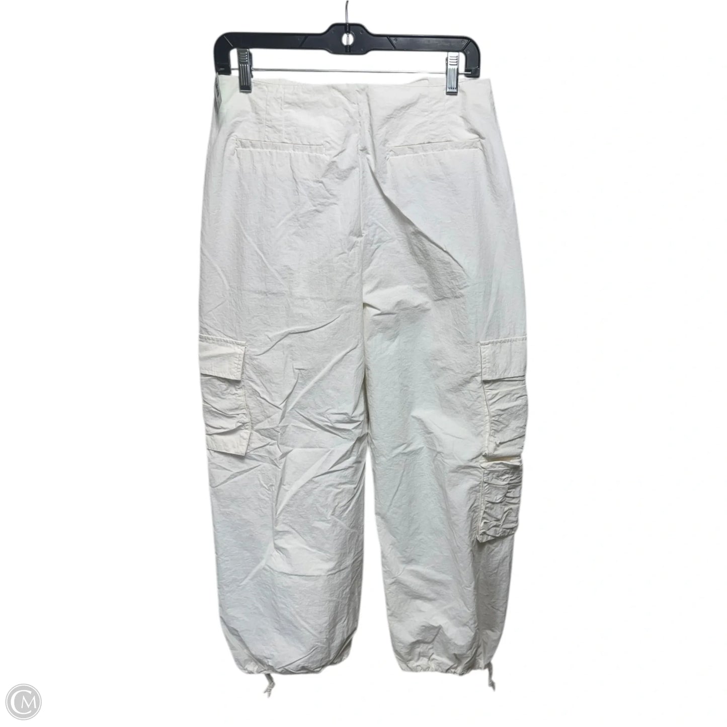 Parachute Cargo Pants By Miss Love In White, Size: M