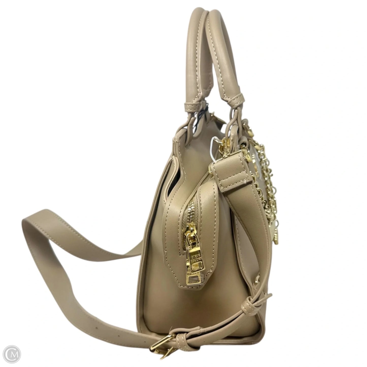 BCharmy Satchel By Steve Madden In Sandstorm, Size: Medium
