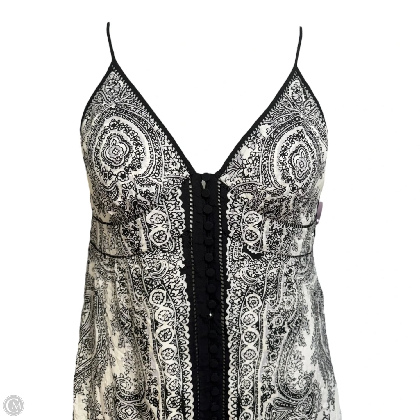 Dahlia Rafaela Dress Designer By All Saints In Black & White, Size: 10