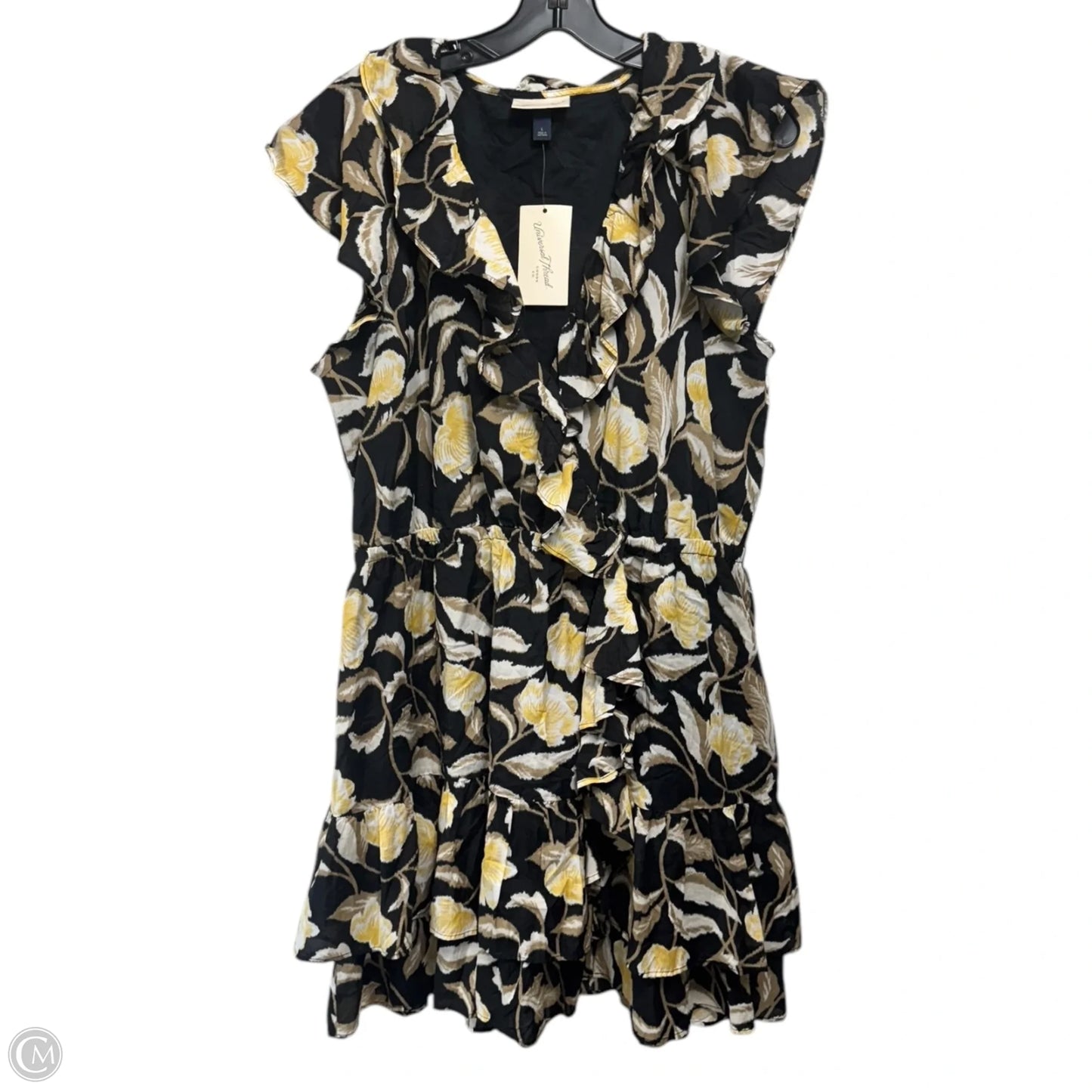 Dress Casual Midi By Universal Thread In Floral Print, Size: L