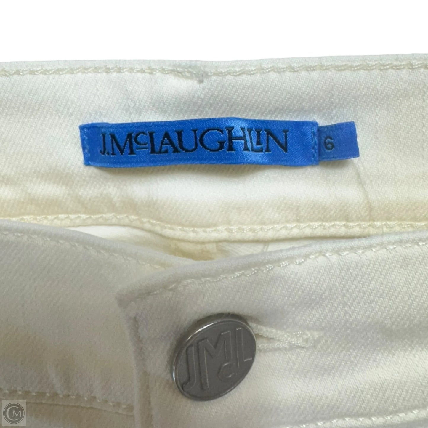 Jeans Flared By J Mclaughlin In Cream, Size: 6