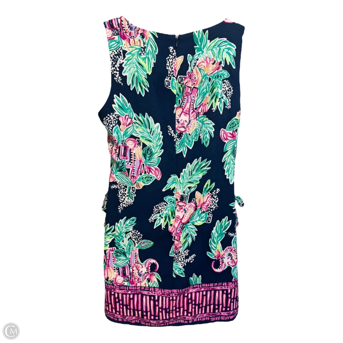 Donna Romper Dress Designer By Lilly Pulitzer In Floral Print, Size: 10