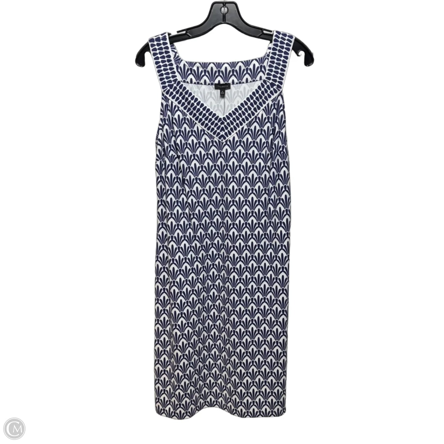 Dress Casual Short By Talbots In Blue & White, Size: M