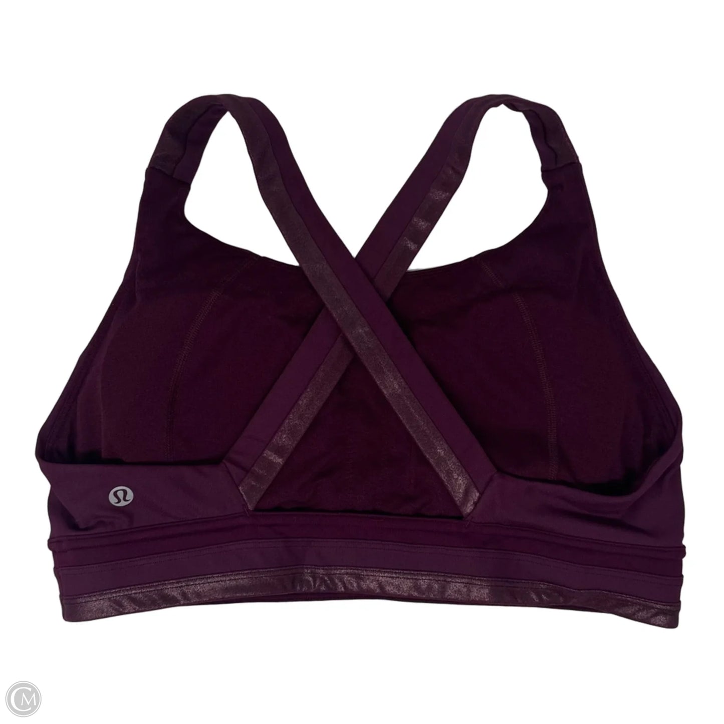Athletic Bra By Lululemon In Purple, Size: 10
