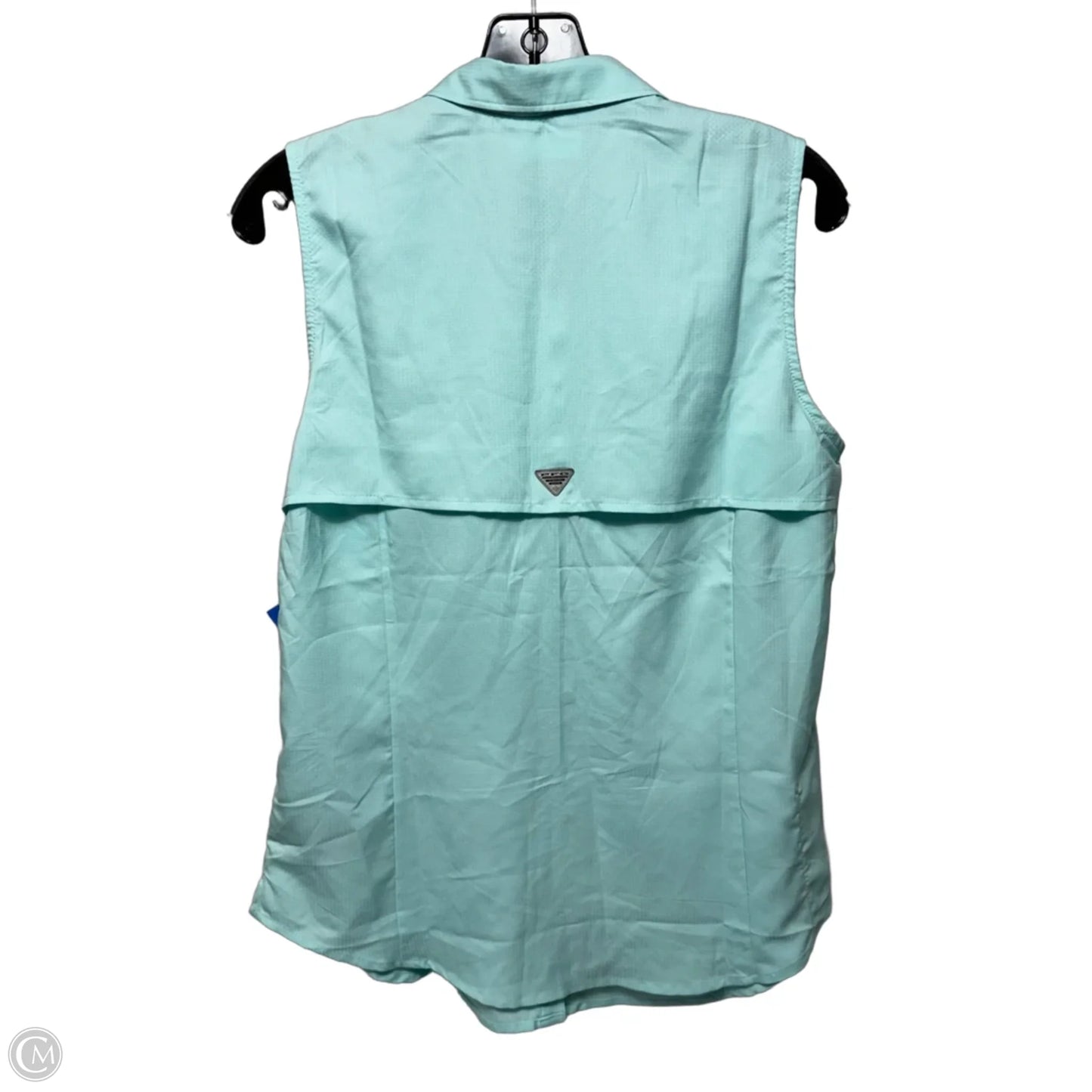 Tamiami Women’s Sleeveless Athletic Top Short Sleeve By Columbia In Aqua, Size: M