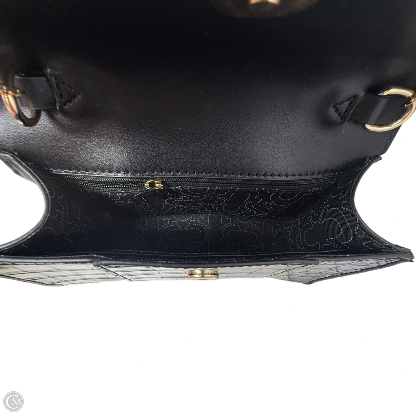 Faux Croc Leather Chain Bag By True Religion, Size: Small