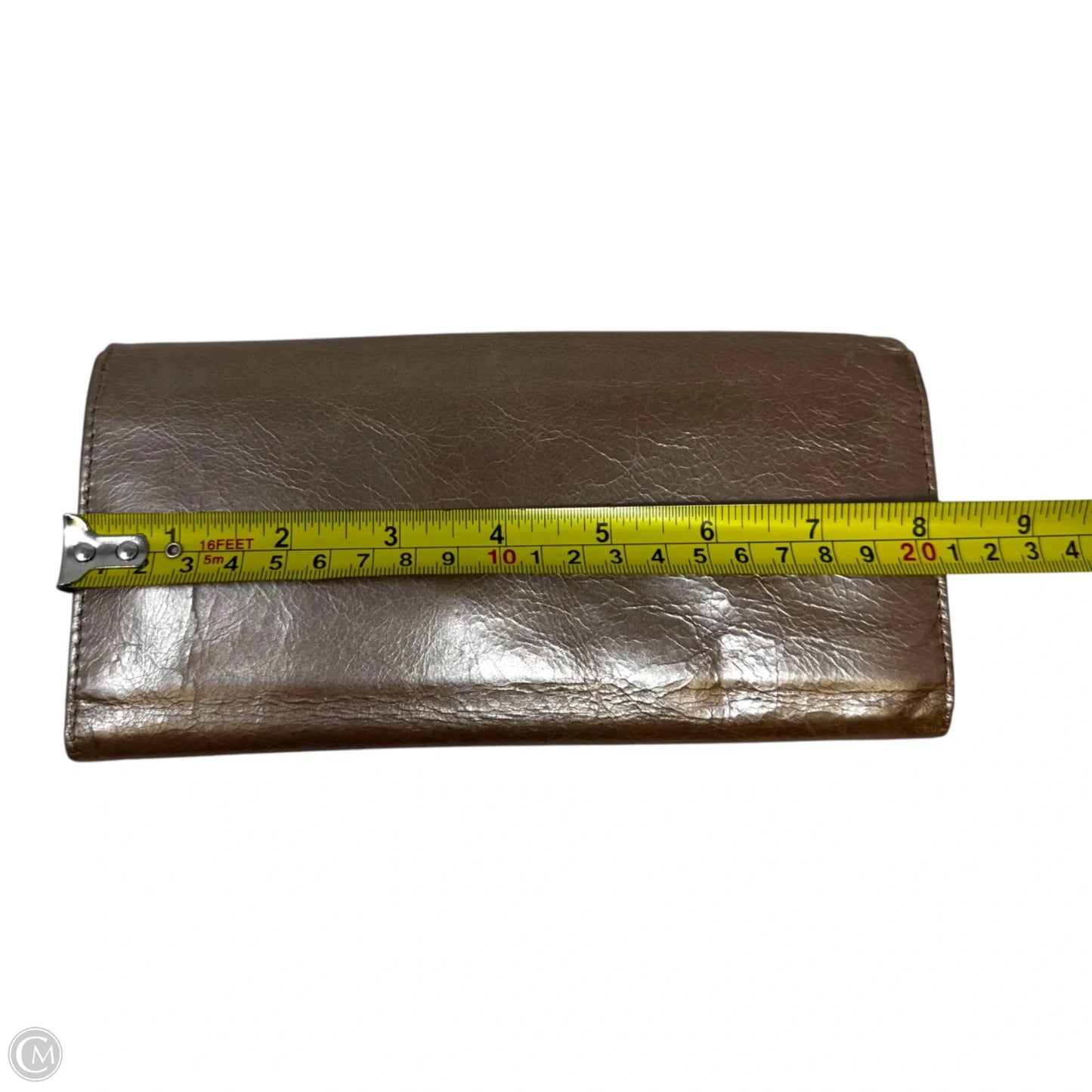 Rachel Metallic Trifold Wallet Leather By Hobo Intl, Size: Large