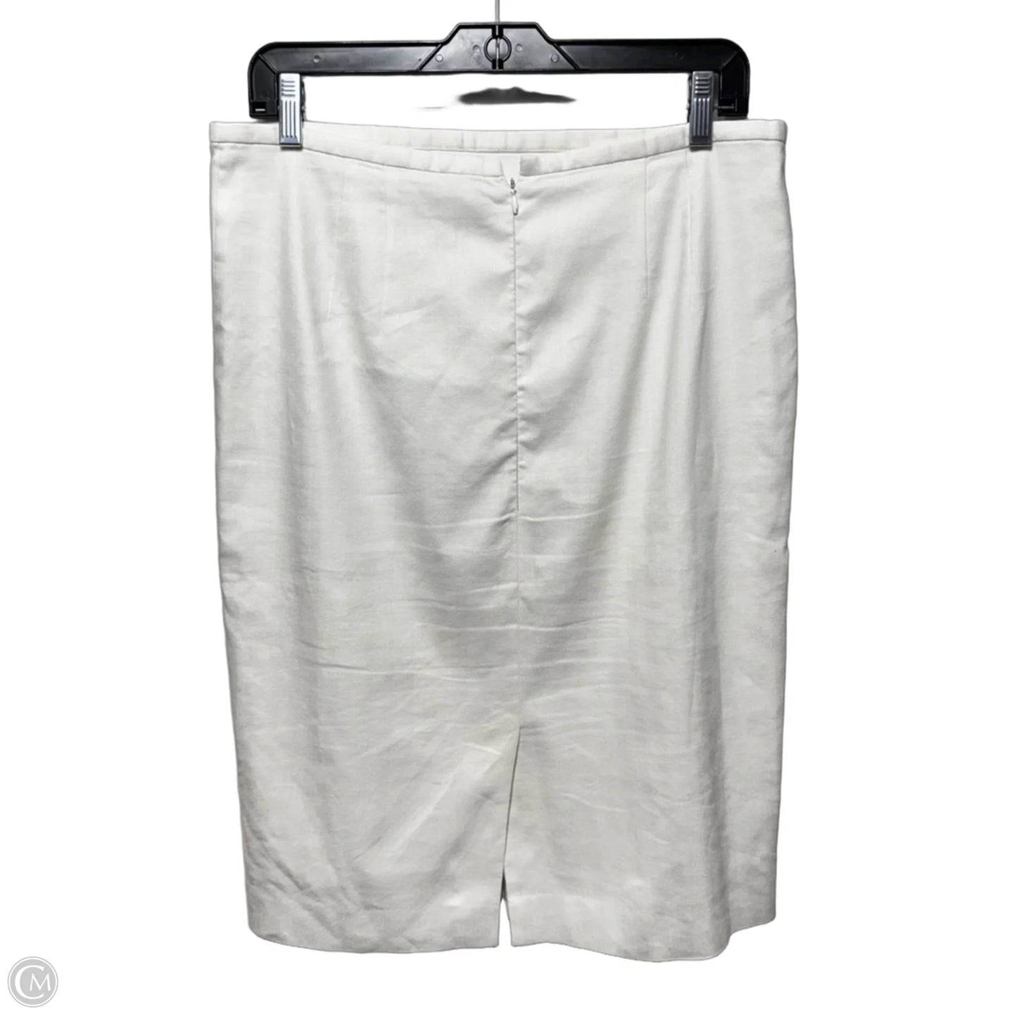 Skirt Midi By Ann Taylor In White, Size: 10