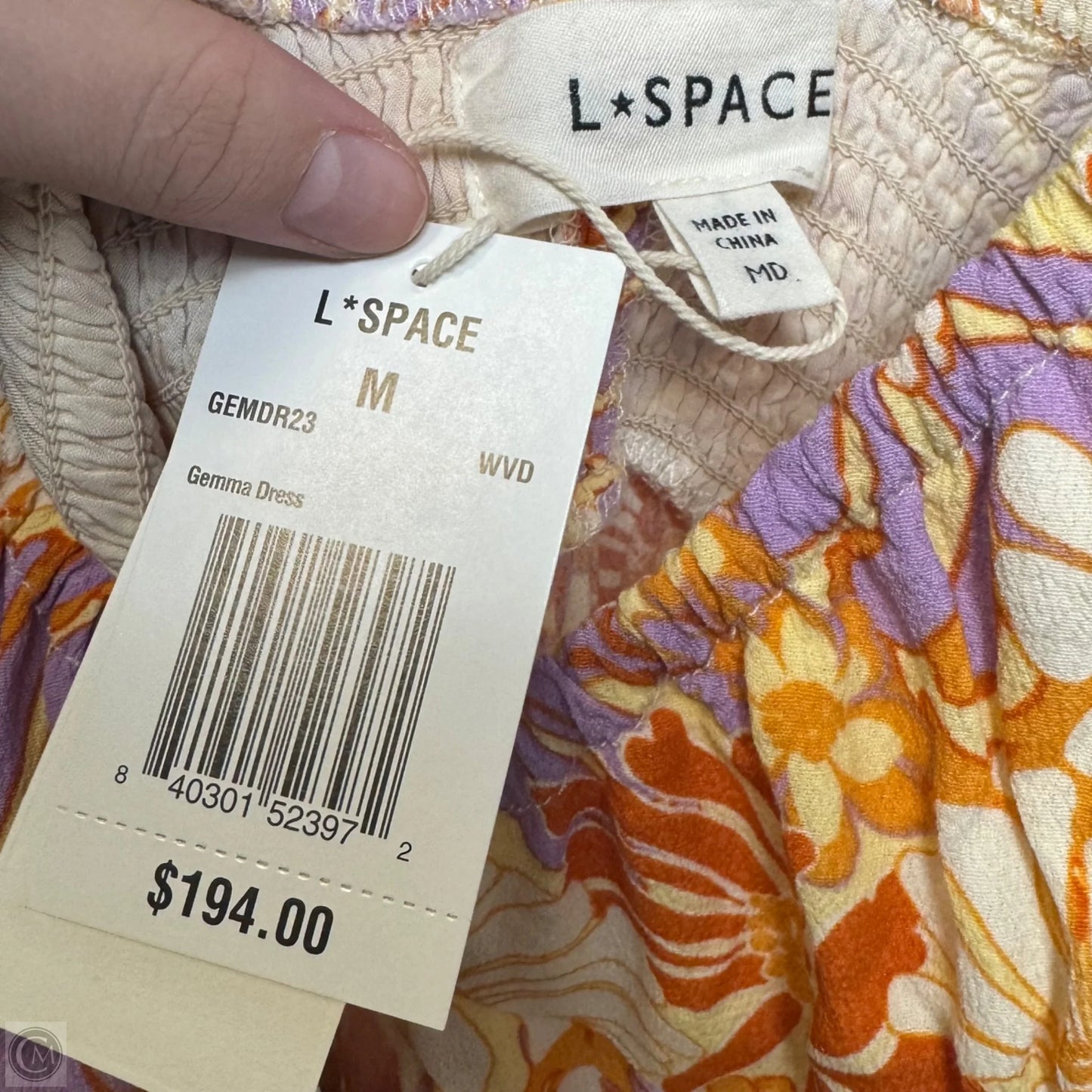 Gemma Dress Casual Maxi By Lspace In Orange & Purple, Size: M