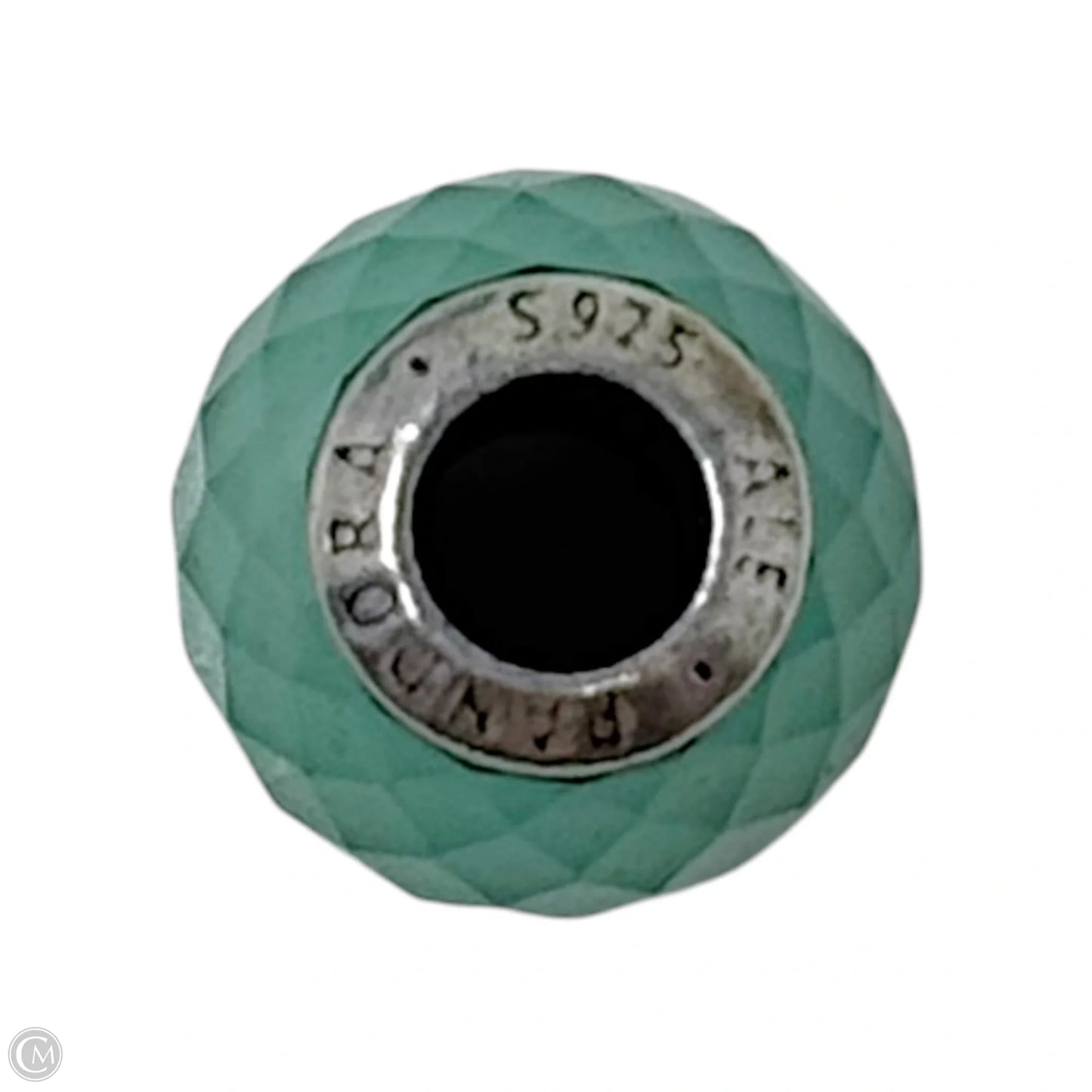 Green Petite Facets Sterling Bracelet Charm By Pandora