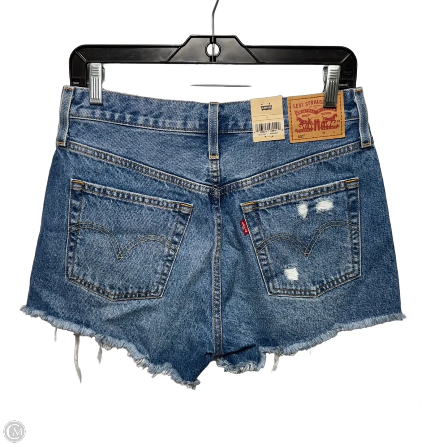 Shorts By Levis In Blue Denim, Size: 6/28