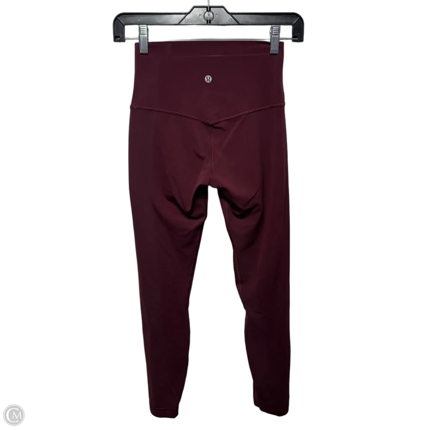 Athletic Leggings By Lululemon In Maroon, Size: 4