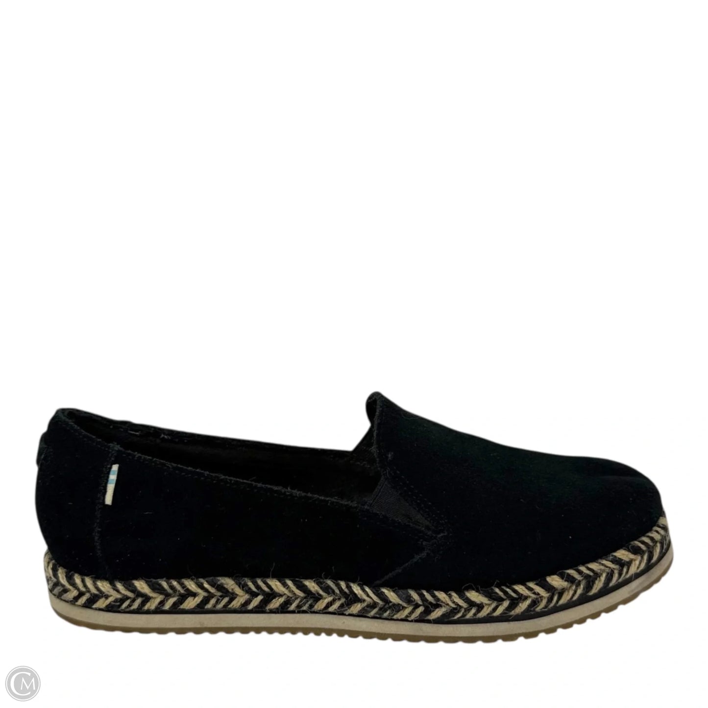 Palma Slip-On Espadrilles By Toms In Black, Size: 9