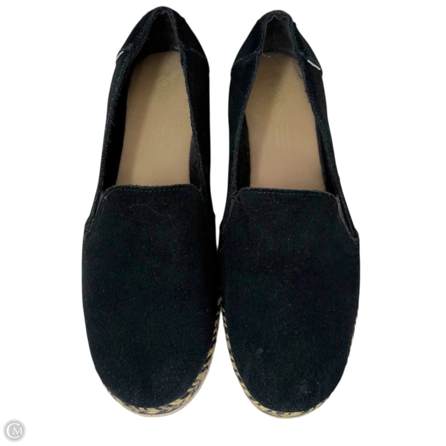 Palma Slip-On Espadrilles By Toms In Black, Size: 9