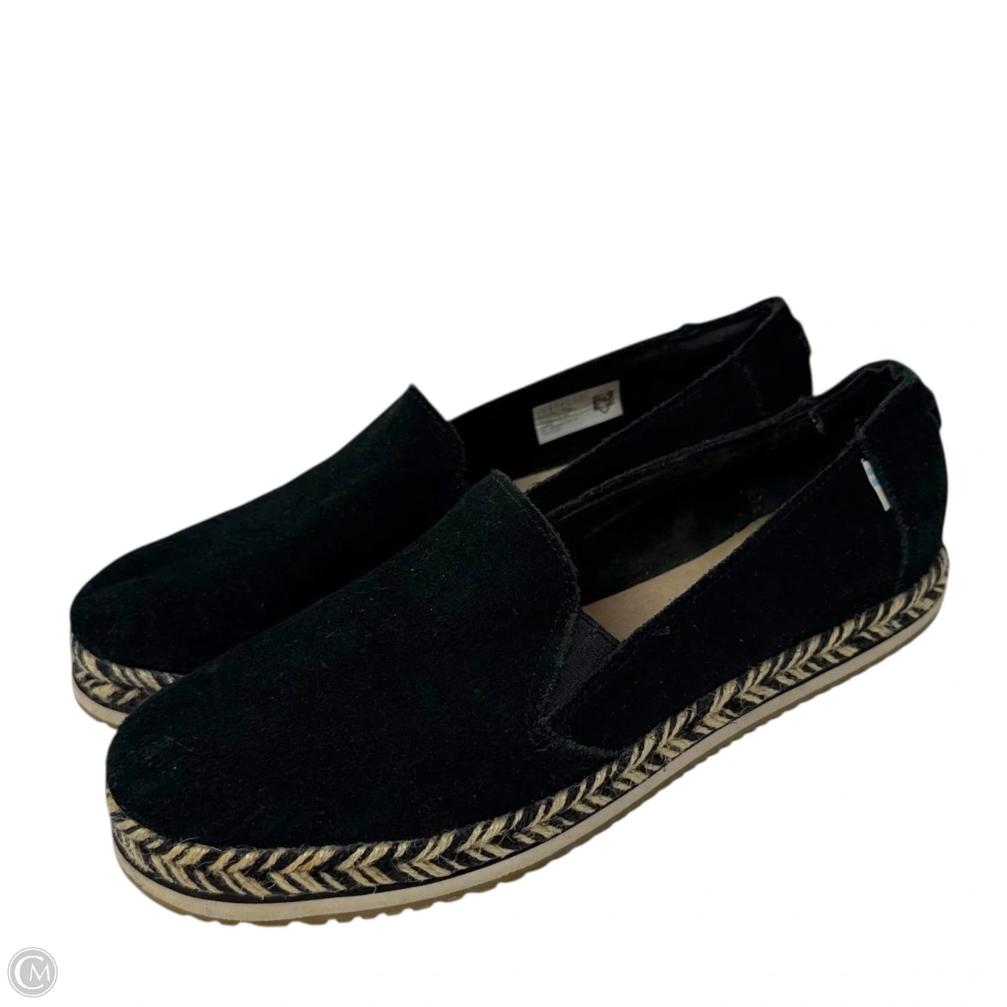 Palma Slip-On Espadrilles By Toms In Black, Size: 9