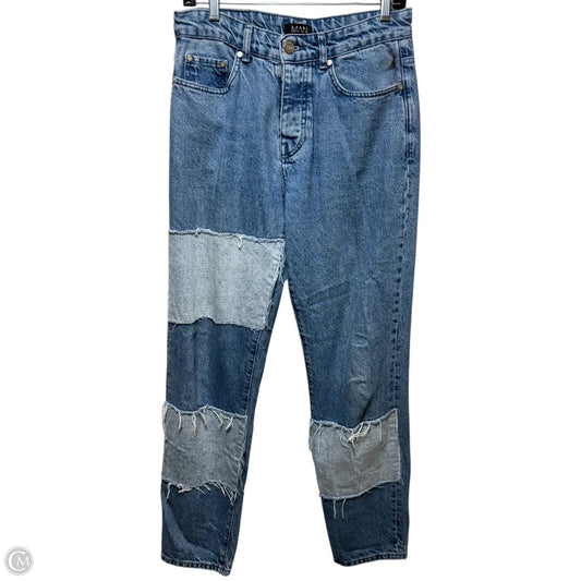 Jeans Straight By Boohoo MAN In Blue Denim, Size: 10/30