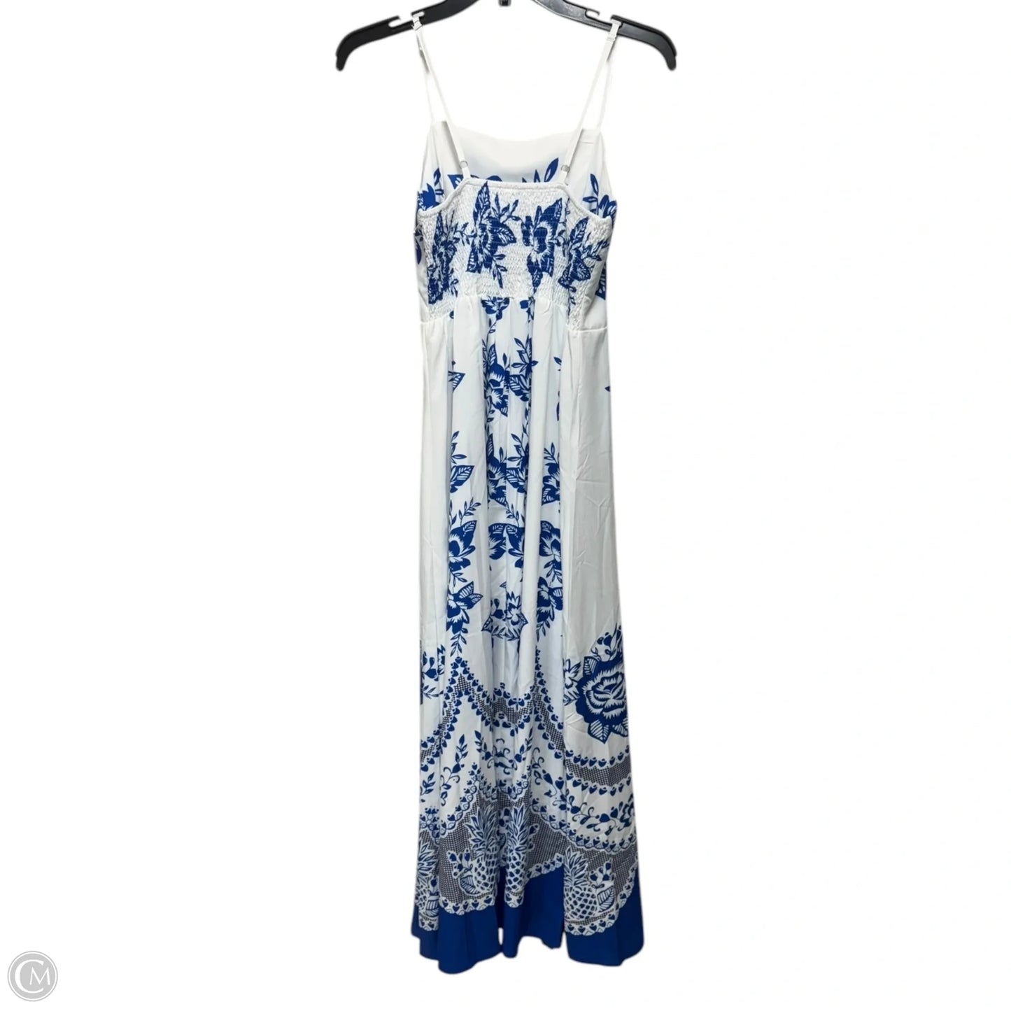 Dress Casual Maxi Unbranded In Blue & White, Size: Xl