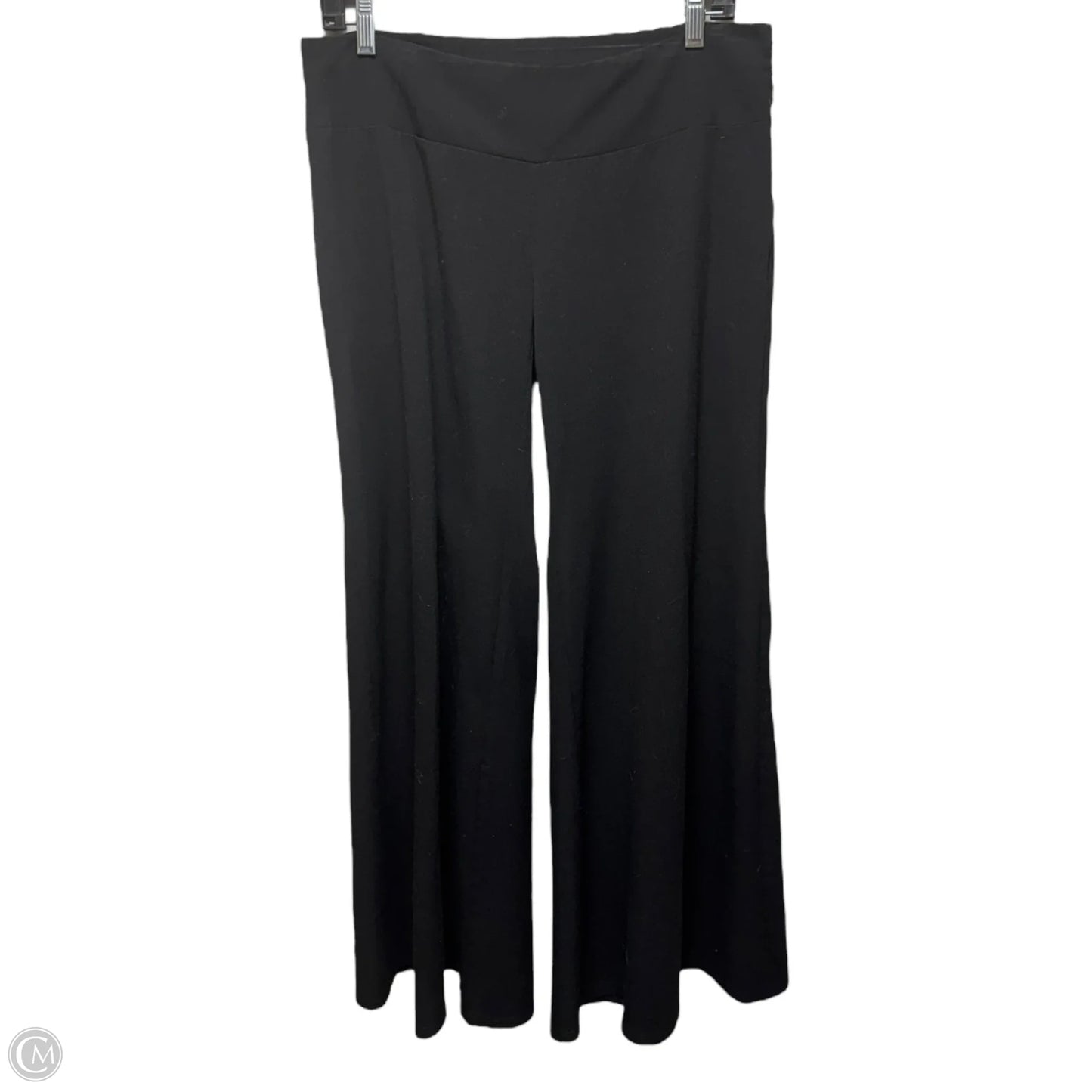 Pants Wide Leg By Ing In Black, Size: L