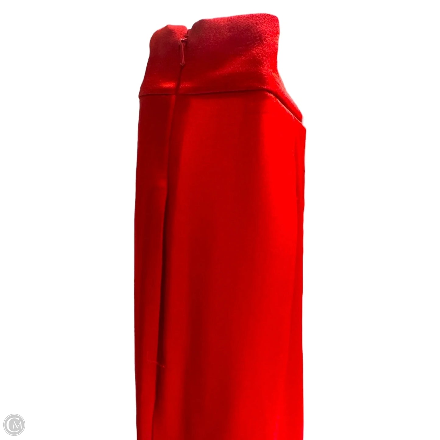 Pallida Crêpe Wide Leg Pants Designer By Max Mara In Red, Size: 14