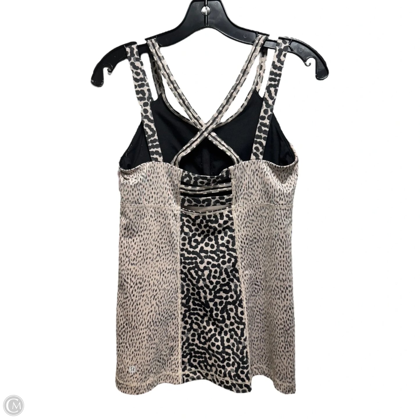 Athletic Tank Top By Lululemon In Animal Print, Size: S