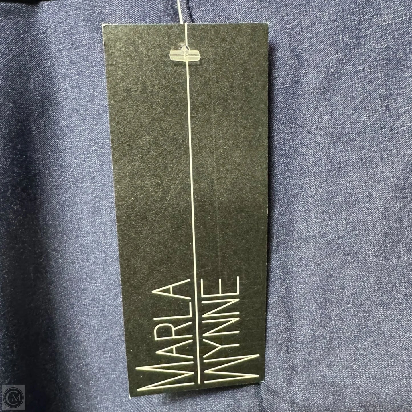 Pants Cropped By Marla Wynne In Blue, Size: 20