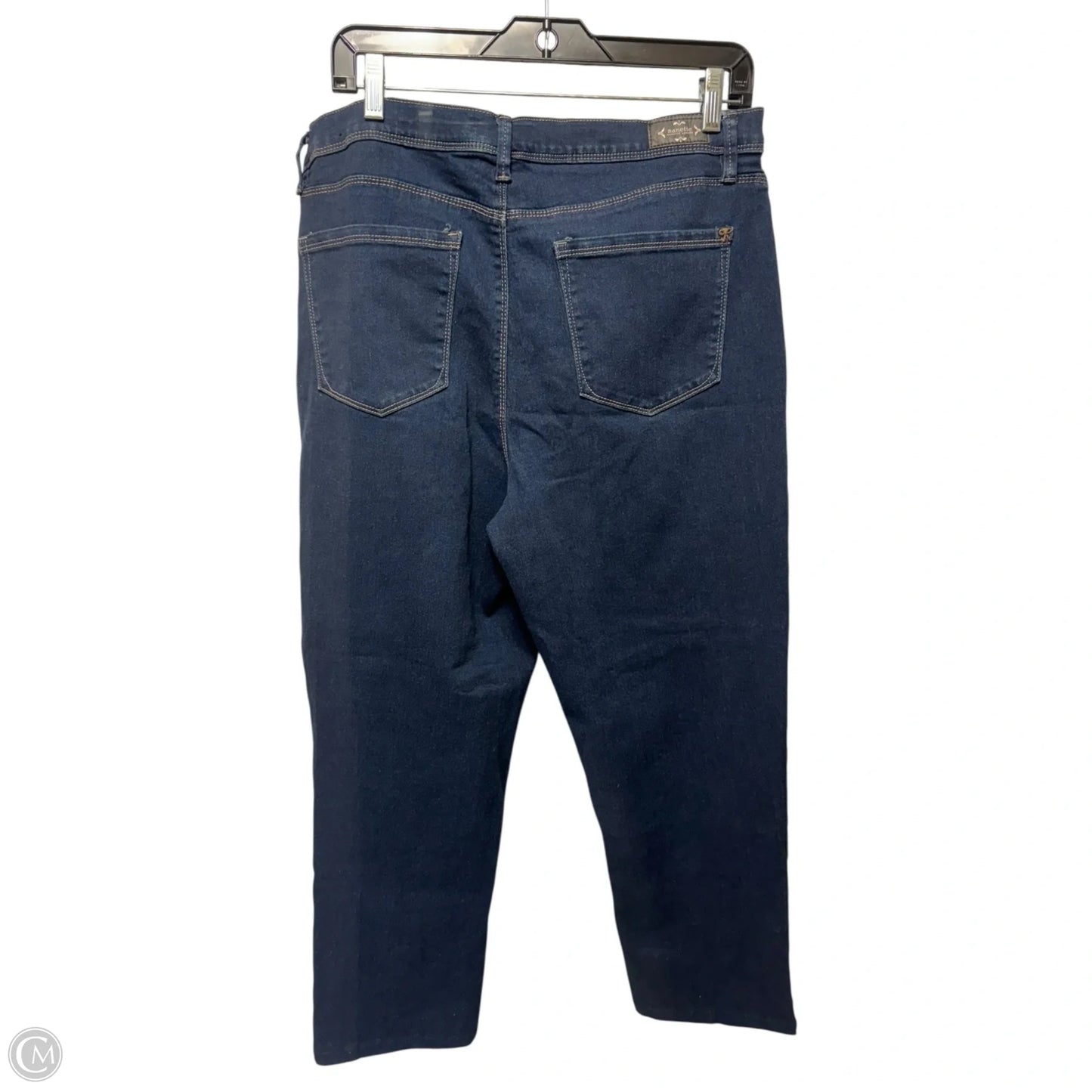 Jeans Straight By Nanette By Nanette Lepore In Blue Denim, Size: 14
