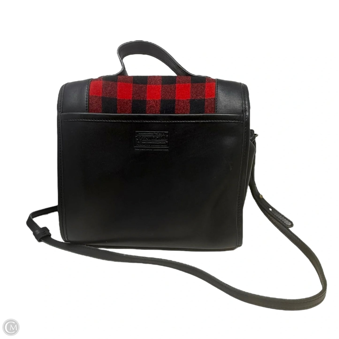 Wool & Leather Satchel By Pendleton, Size: Small
