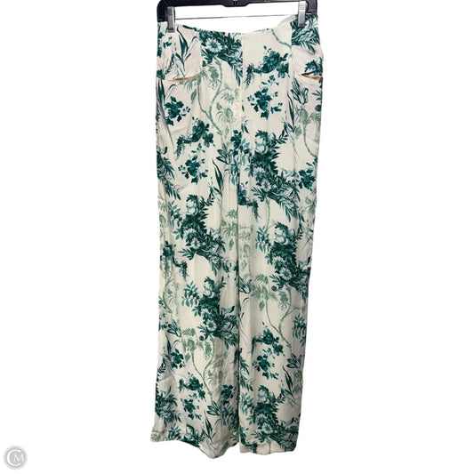Christina Floral Trousers By Ett:twe X Anthropologie In Floral Print, Size: 2