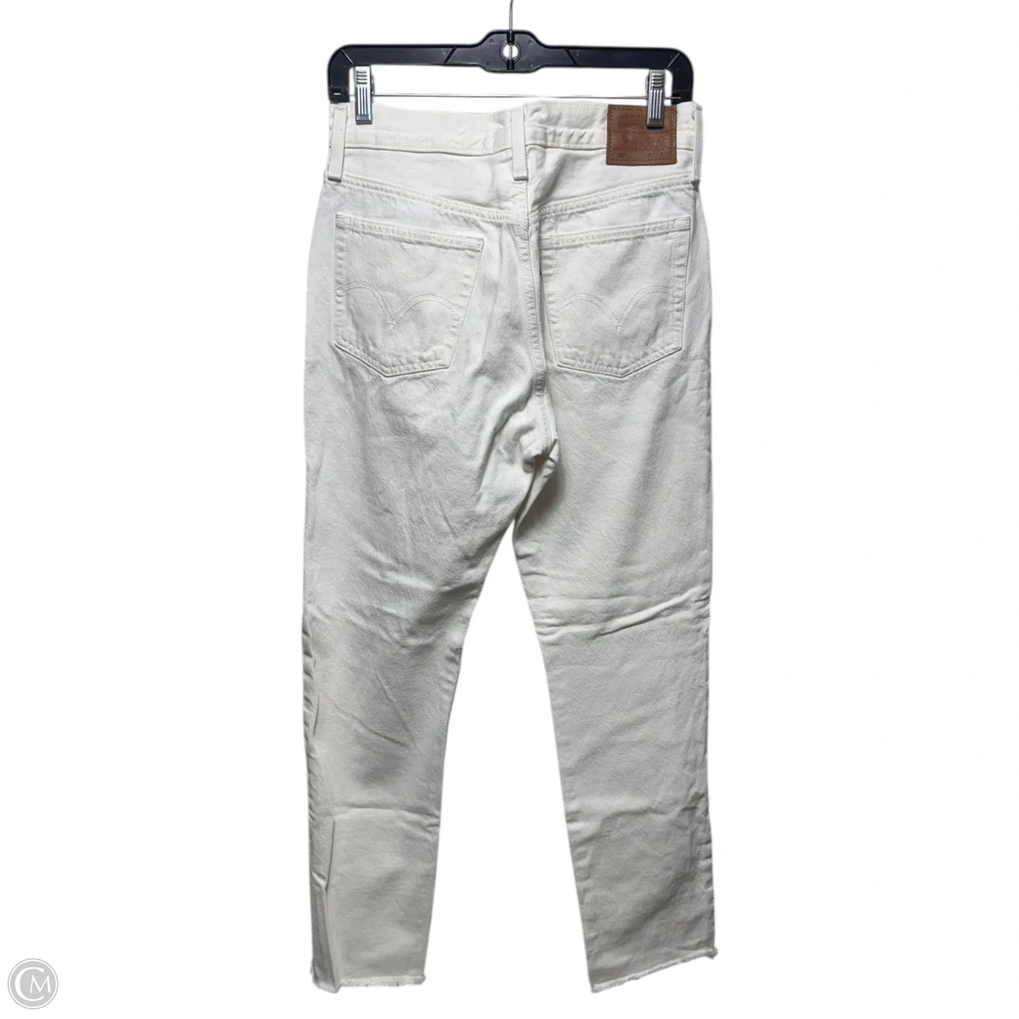 Jeans Straight By Levis In White, Size: 6