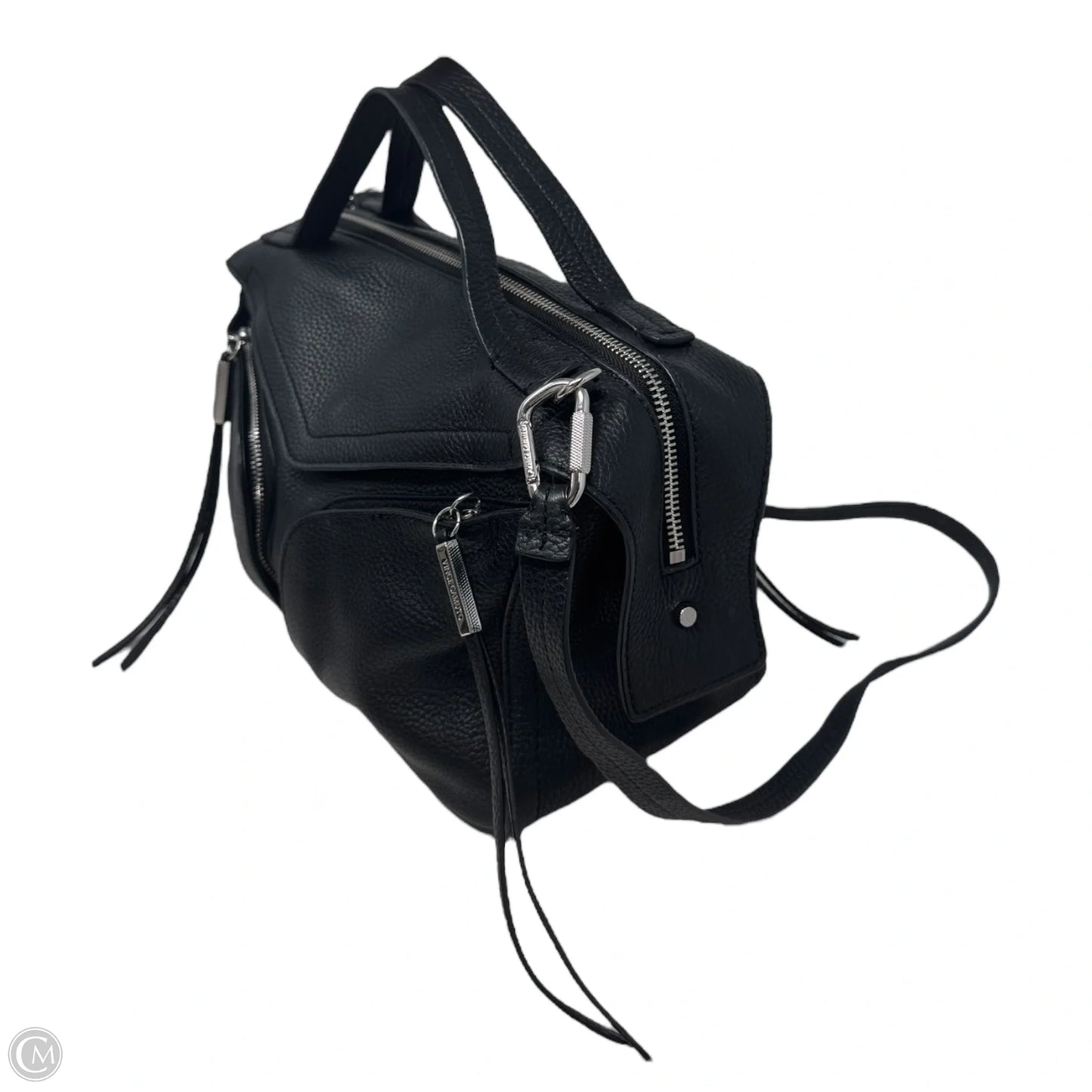 Mika Satchel Handbag Leather By Vince Camuto, Size: Medium