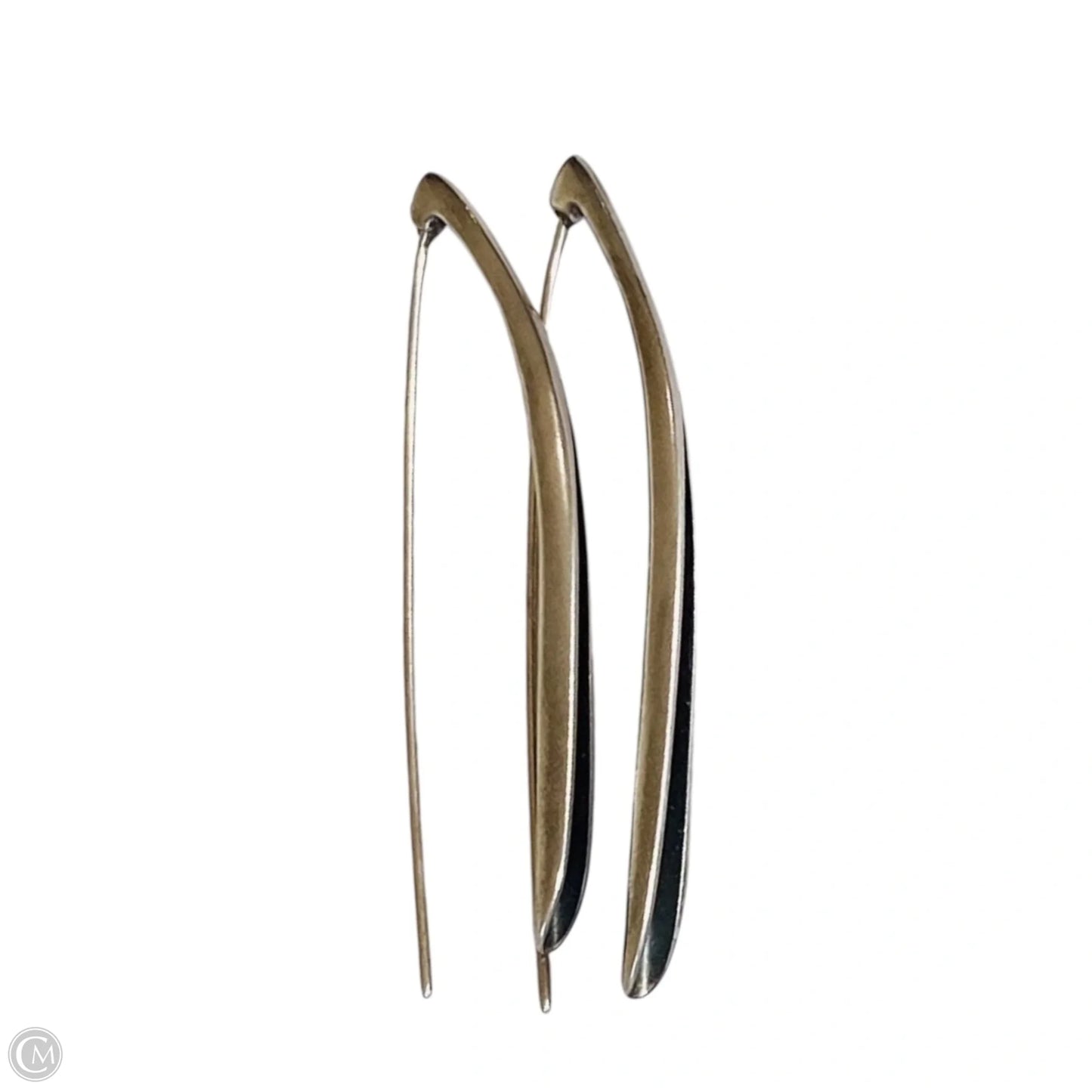 Vintage Sterling Silver 925 Oxidized Long Threader Earrings W0709 By Silpada