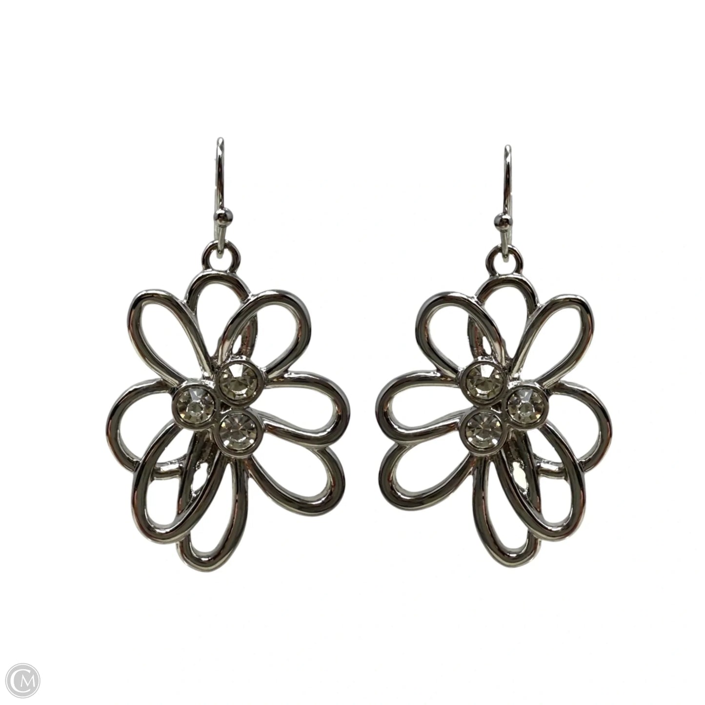 Silver Tone Crystal Daisy Earrings Other By Clothes Mentor
