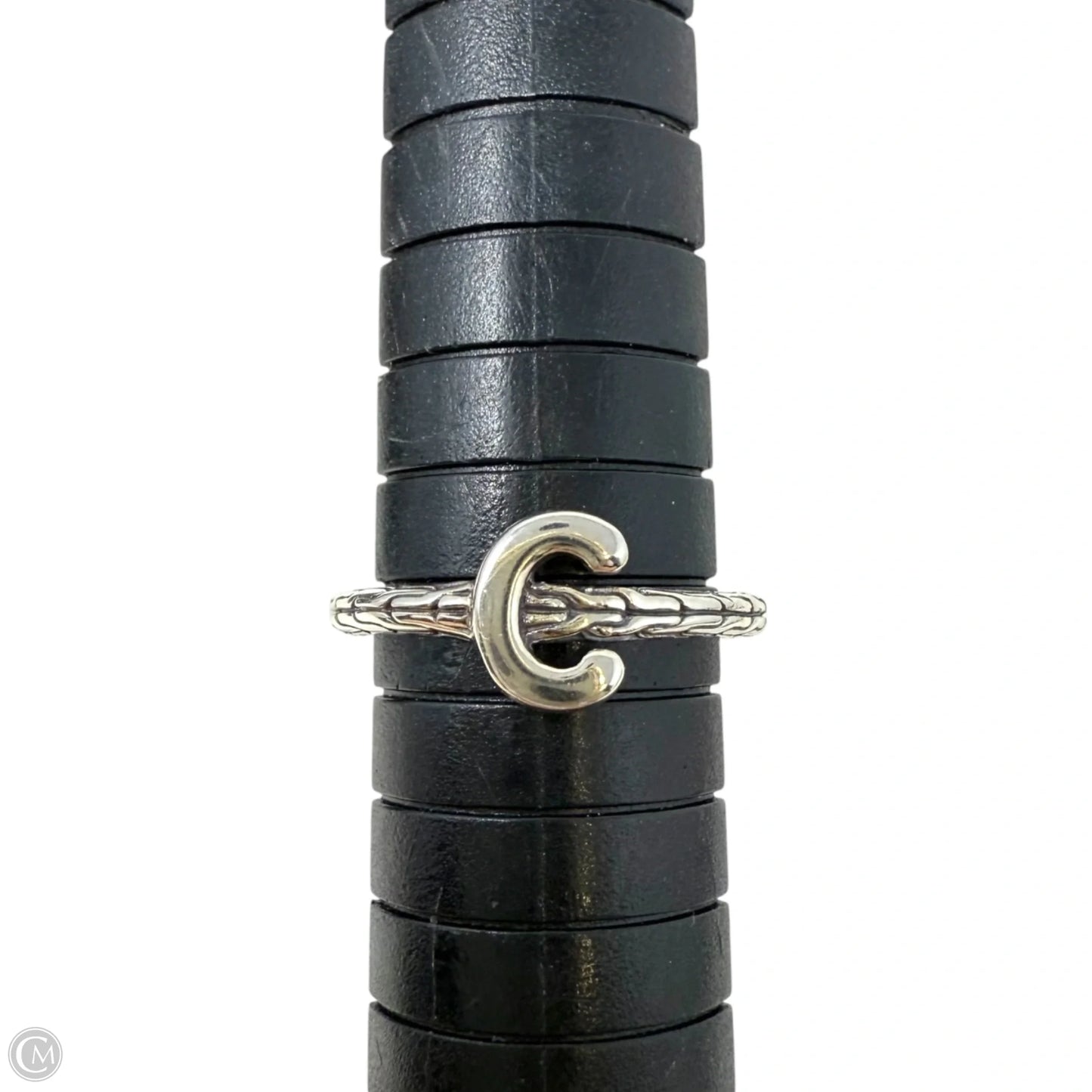 Made In Bali Sterling Silver Initial “C” Stacking Ring By Annika Witt, Size: 7