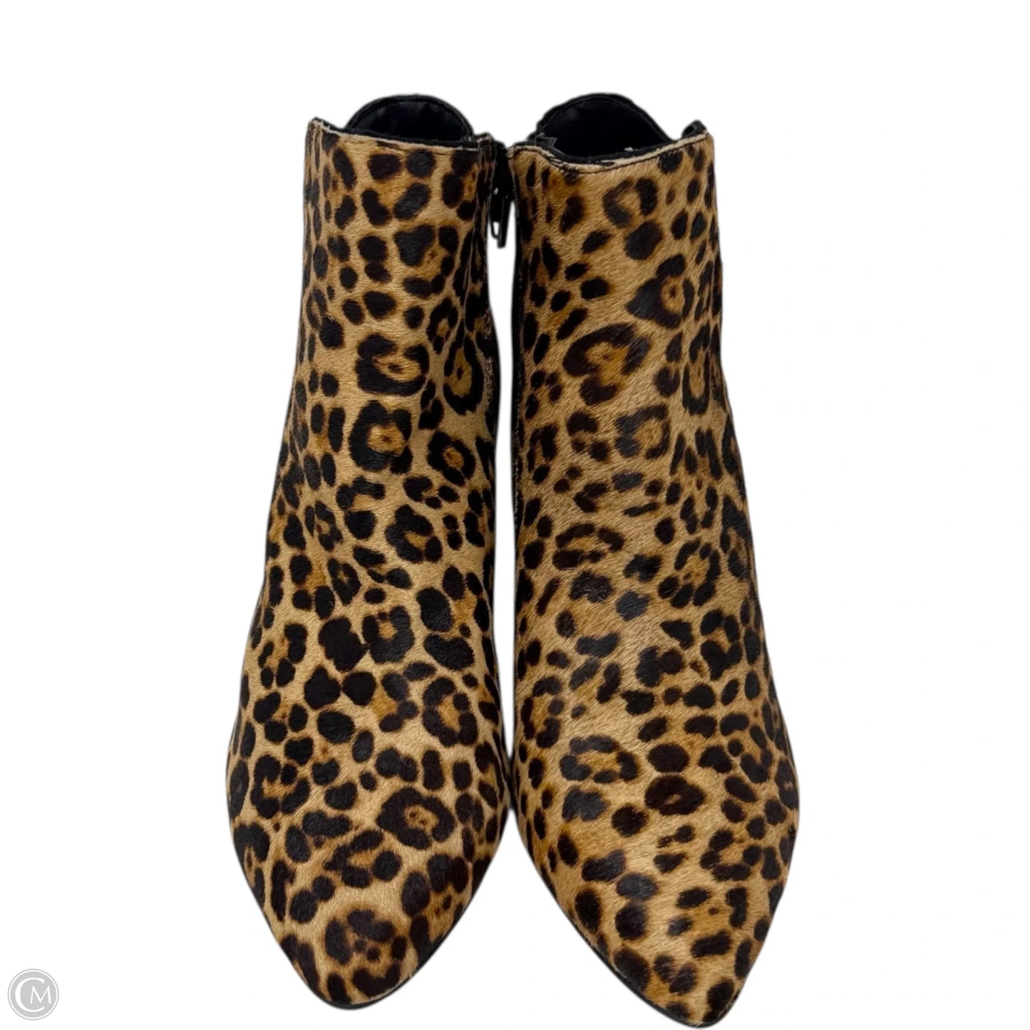 Harpper kitten Heel Booties By Alfani In Leopard Print Calfhair, Size: 7