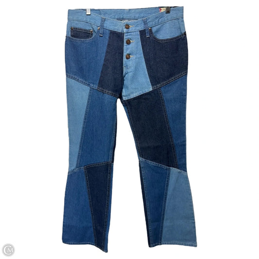 Patchwork Boot Cut Jeans By Levis In Multi-colored, Size: 8, 9 JR M