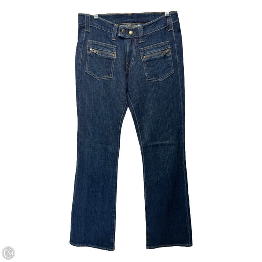 Q-Zip Jeans Boot Cut By Levis In Blue Denim, Size: 8, 29M