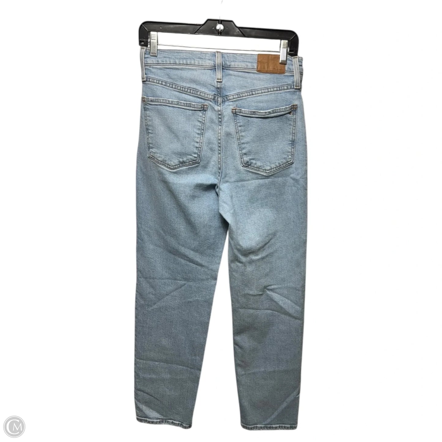 Jeans Straight By Madewell In Blue Denim, Size: 4