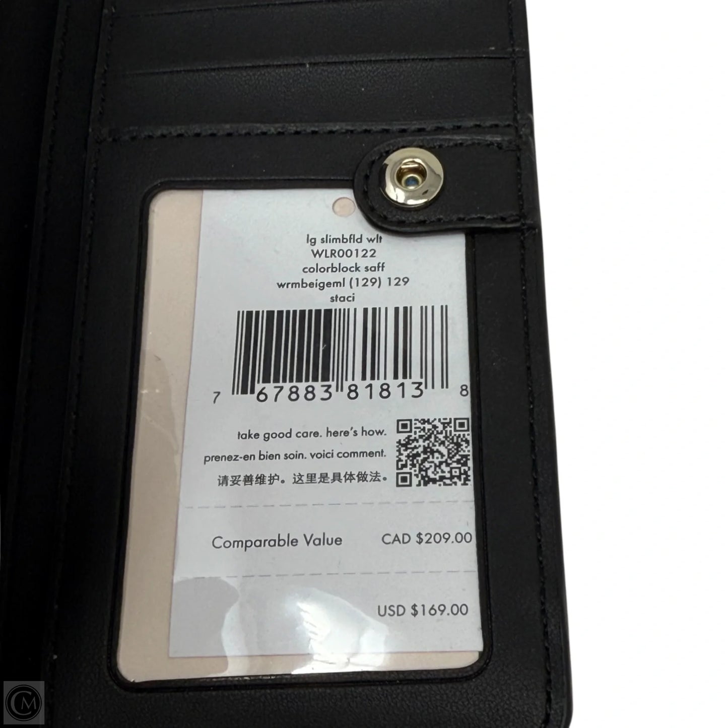 Staci Slim Bifold Wallet Designer By Kate Spade, Size: Medium