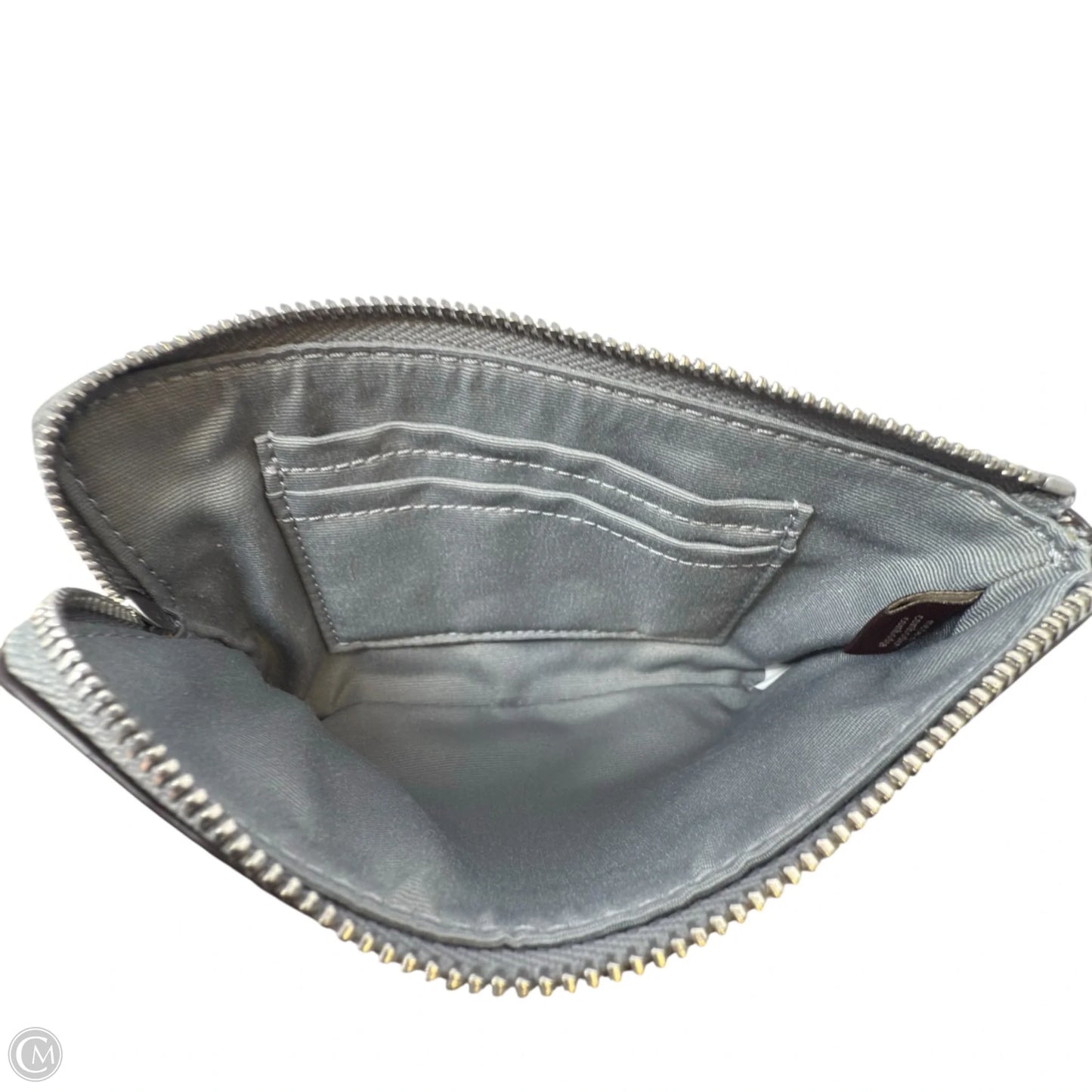 Corner Zip Wristlet Designer By Coach, Size: Small