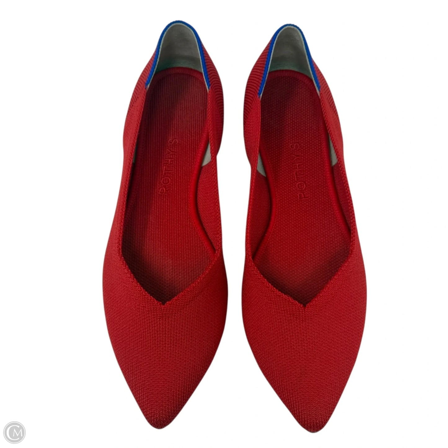 The Point II Flats By Rothys In Red, Size: 9