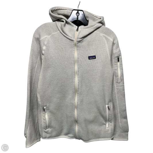 Jacket Fleece By Patagonia In Cream, Size: L