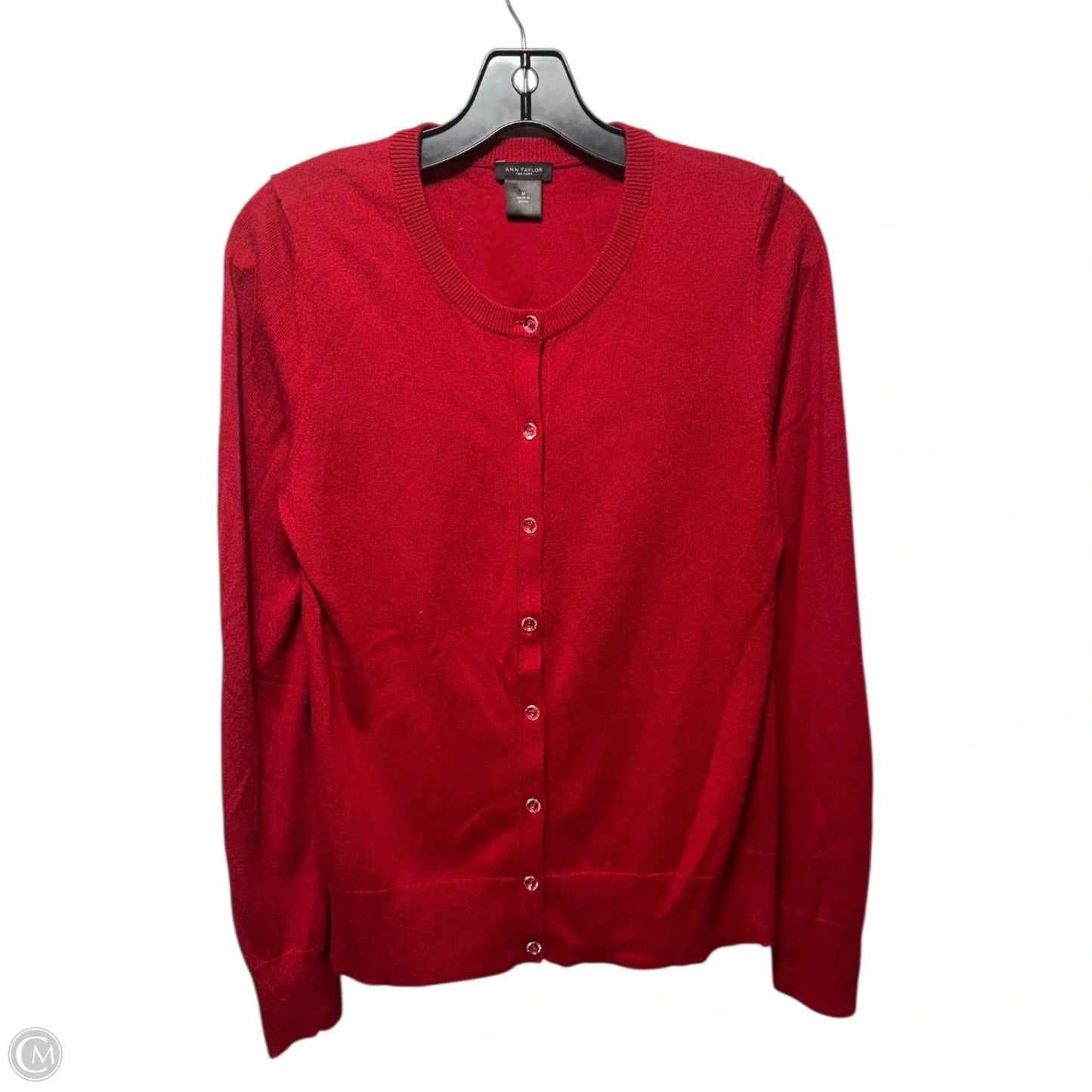 Sweater By Ann Taylor In Red, Size: M