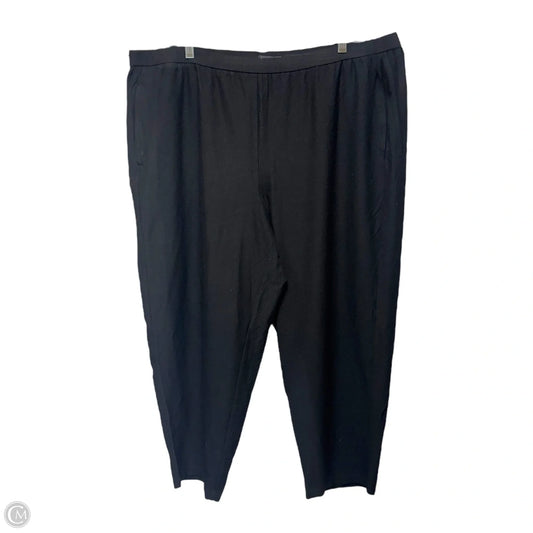 Pants Lounge By Eileen Fisher In Black, Size: Xl