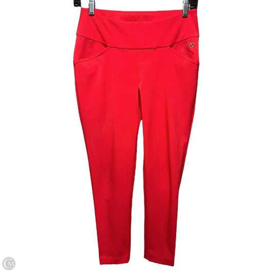UPF 50+ Luxletic Corso Pants Designer By Lilly Pulitzer In Coral, Size: 0