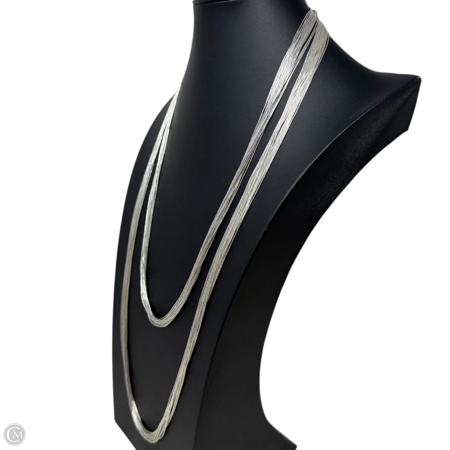 Sterling Silver Liquid Silver 16 Strand 60” Necklace By Carolyn Pollack