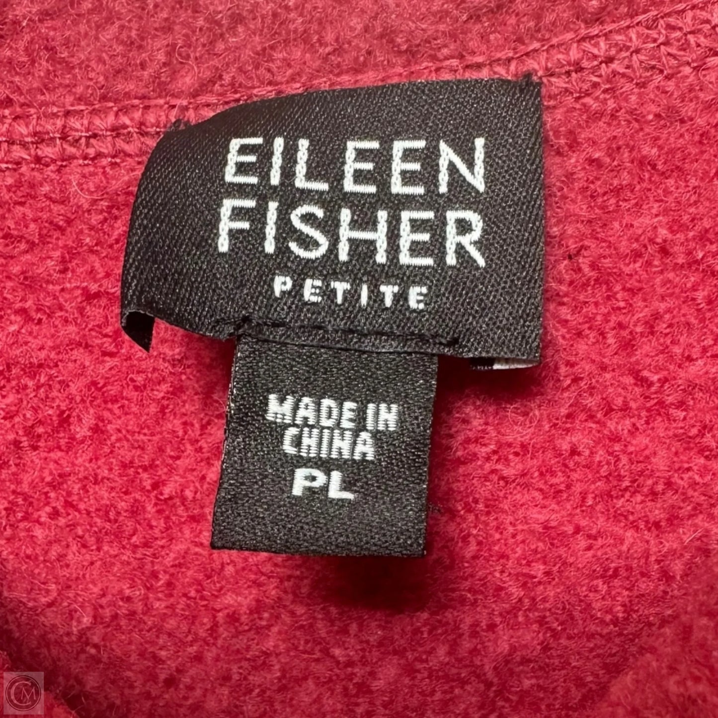 Coat Wool By Eileen Fisher In Pink, Size: LP